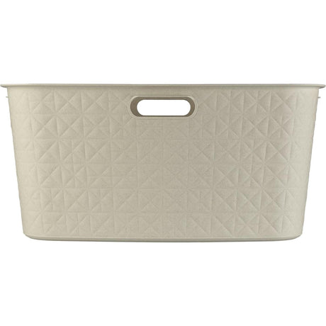 Curver Softex Wäschekorb 45l Kreideweiß 57x37x27cm