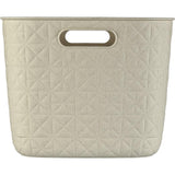 Curver Softex-Aufbewahrungskorb L – 19 l Kreideweiß 38 x 29 x 22 cm