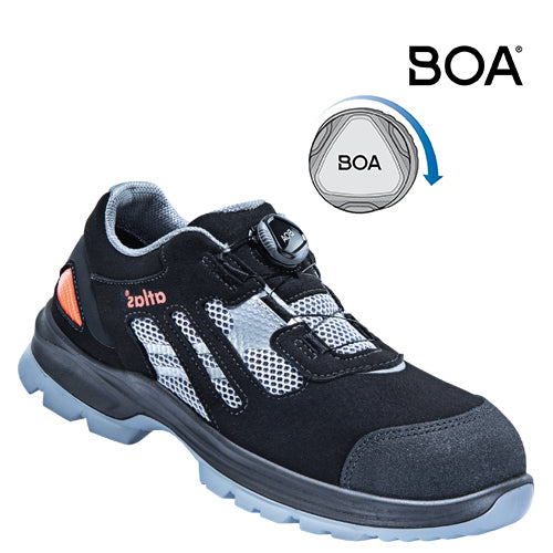 Atlas Arbeitsschuh Flash 3200 Low Boa S1 | schwarz grau | Größe 41 - 00.012.166.41