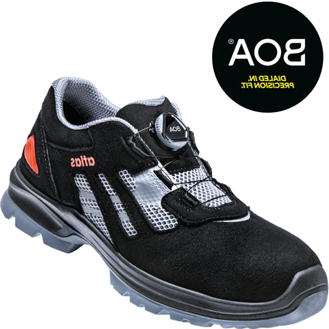 Atlas Arbeitsschuh Flash 3205 XP Low Boa S1P | schwarz grau | Größe 49 - 00.012.167.49