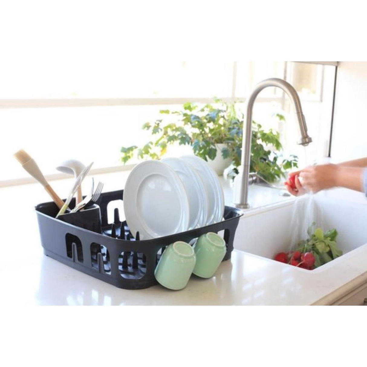 Curver Essentials Abtropfgestell grau