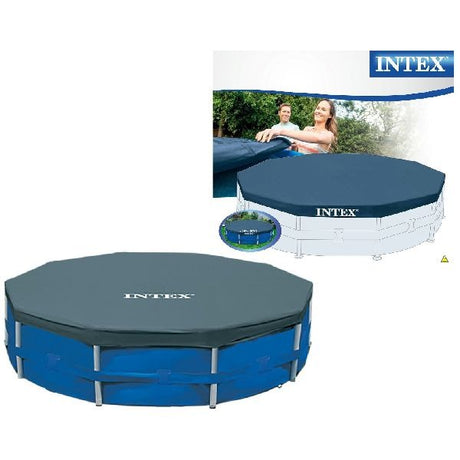 Intex 28030 Abdeckung für Schwimmbadrahmen 305 cm blau