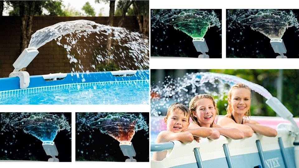 Intex 28089 LED-Mehrfarben-Schwimmbadsprinkler