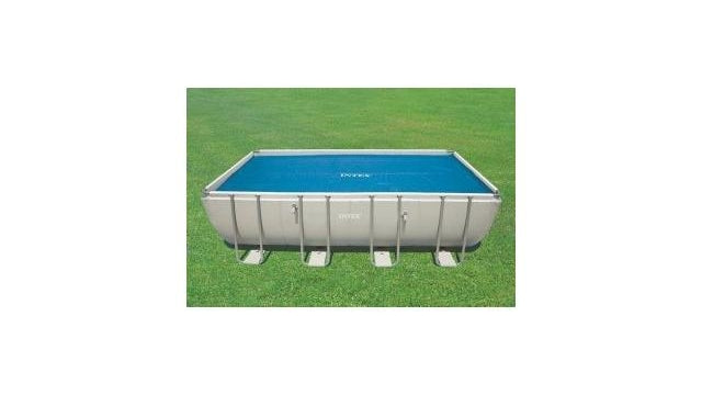 Intex-Solar-Poolabdeckung, passend für Pools mit rechteckigem Rahmen von 24'x12'