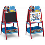 Paw Patrol te87578pw doppelseitiges Kreidetafel-Whiteboard aus Holz