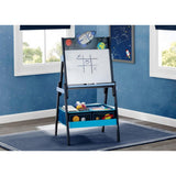 Delta Children Space Adventures TE87544SA Magnetisches Whiteboard aus Holz + Stauraum
