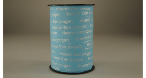 Krullint hoera! een jongen 10 mm x 250 mtr.