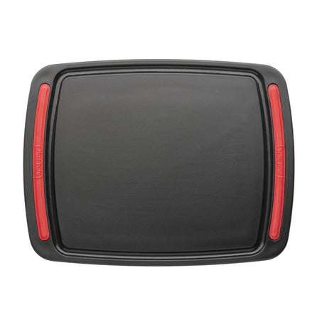 Brund Easy Cut Schneidebrett 26x20x0,8 cm schwarz rot