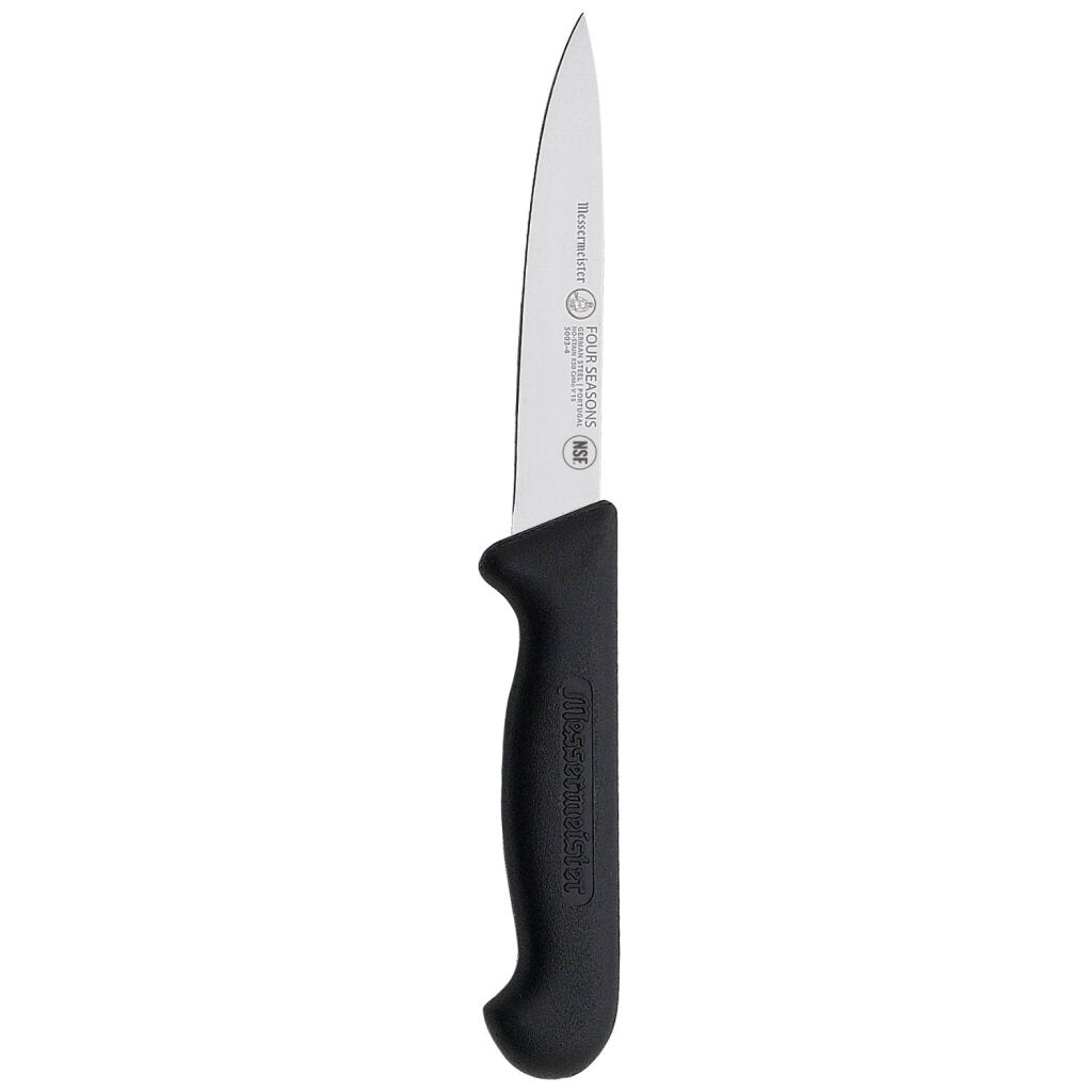 Messermeister messenmeister vier Jahreszeiten Gemüsemesser 10 cm Edelstahl schwarz