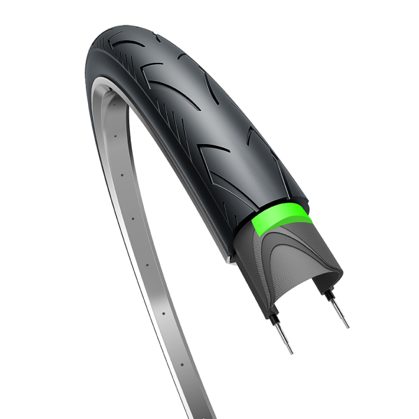 Edge Tire City Ranger Protect 28 x 1,40 37-622 - Schwarz mit Reflexion