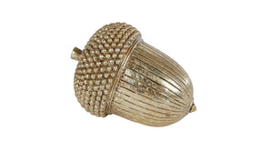 Sculptuur acorn goud polystone 5,7x5,7x8cm