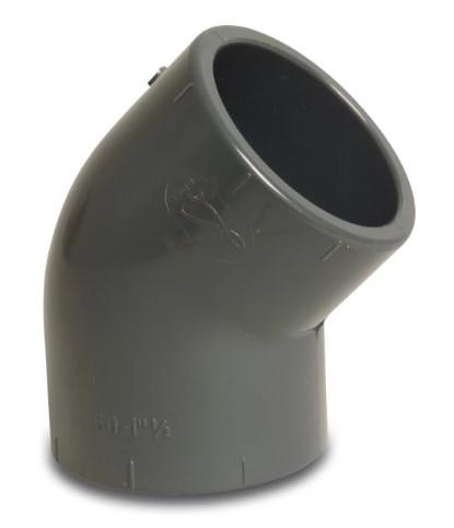 PVC-Knie 32 mm 45° 16 bar Kiwa