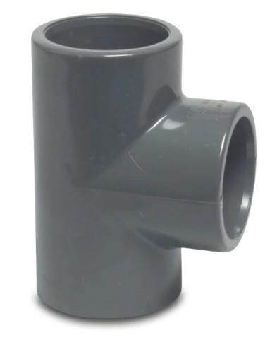 PVC T-Stück 63mm 90° 16 bar Kiwa