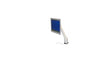 Intronics FC8888P LCD-Monitorarm, weiße Tischhalterung