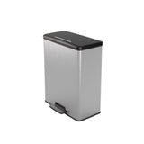 Curver Deko-Mülleimer Duo 26l+26l Silber