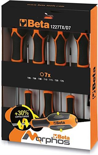 Beta-Schraubendreher-Set 7-teilig 1227tx d7