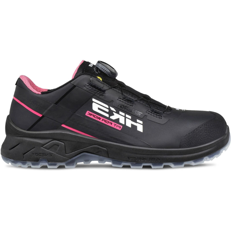 Hks Arbeitsschuh Airguard rosa schwarz Boa S3L Low | schwarz | Größe 37 - 4040005667378