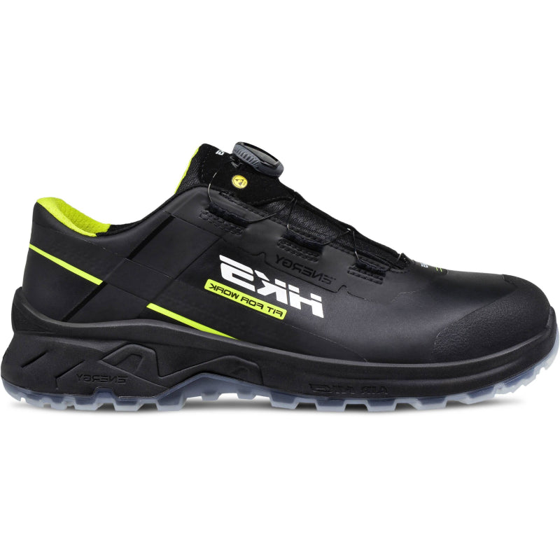 Hks Arbeitsschuh Airguard Neon Black Boa S3L Low | schwarz | Größe 43 - 4040005668436