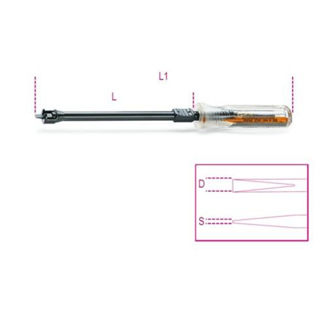 Beta Klemmschraubendreher 3x125mm 1250