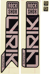 RockShox Dekorset Aufkleberset RS Gloss Rainbow