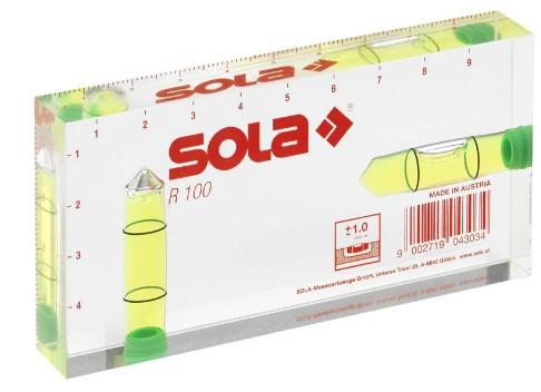 Sola Architekten Wasserwaage 100x50x15mm R 100 (Bilgenwasserwaage) – 01622101