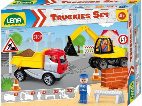 Van der Doelen Lena – Truckies-Set mit Bagger und Muldenkipper