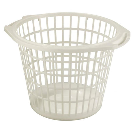 Sunware Basic Wäschekorb rund 48cm weiß