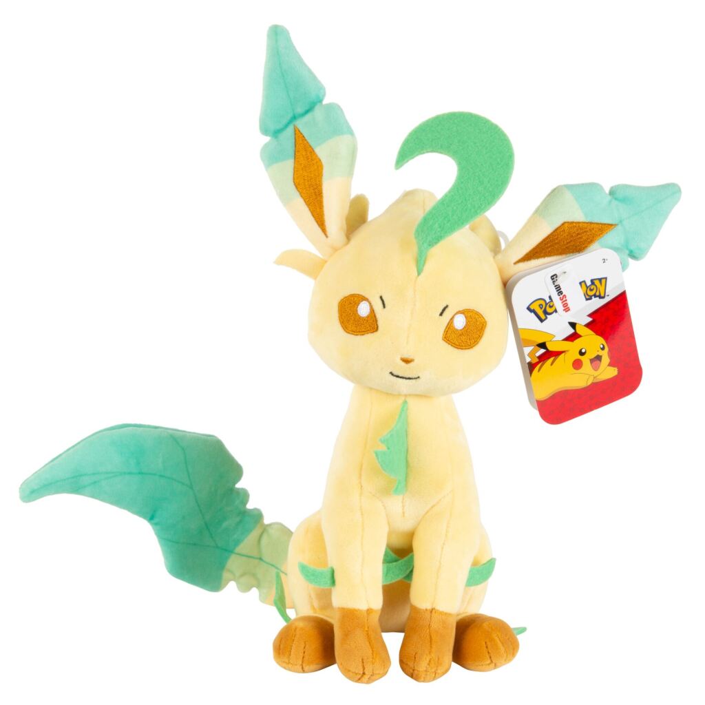 Jazwares Pokémon Kuscheltier Plüsch Leaffeon, 20cm