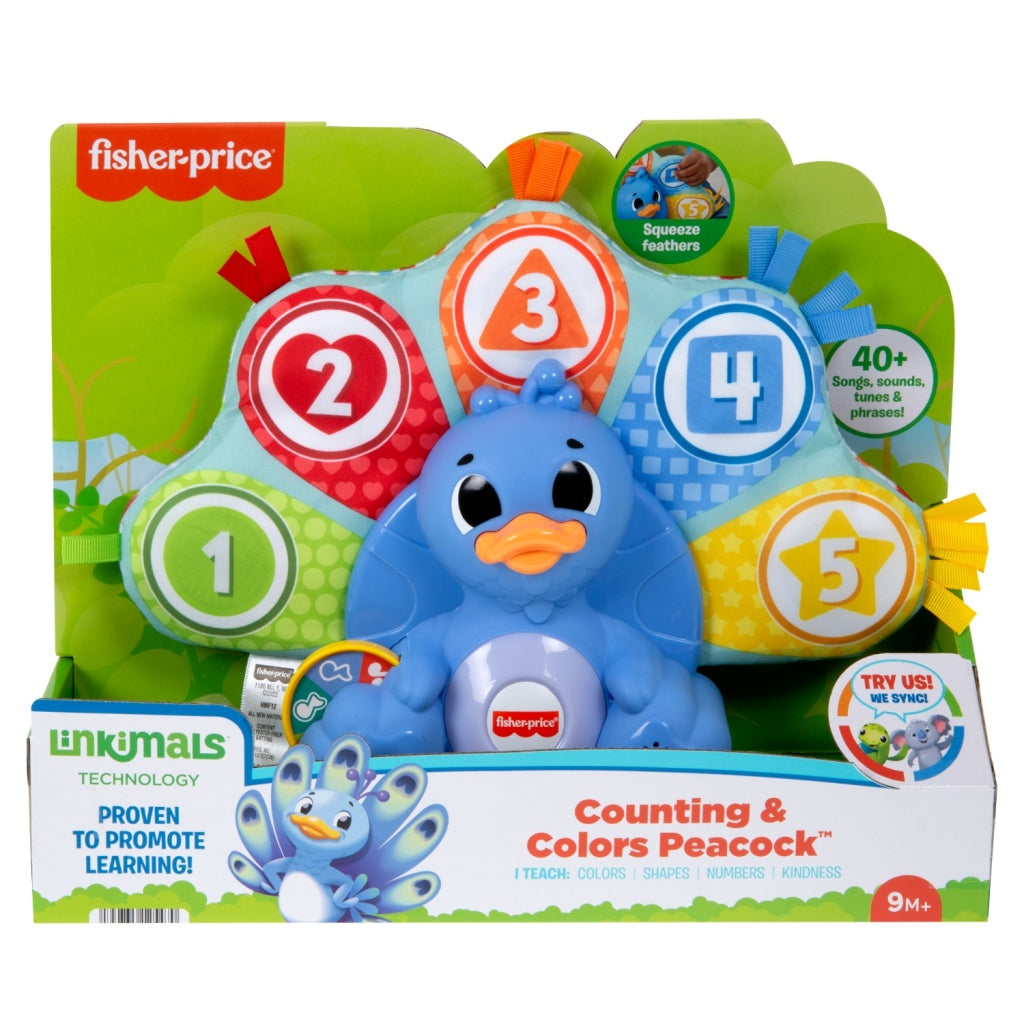 Fisher Price Linkimals Zählen und Färben von Pfauen + Licht und Ton