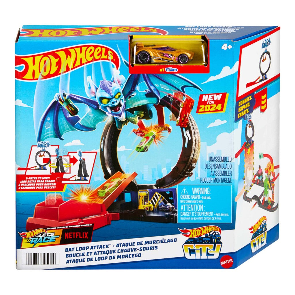 Hot Wheels Bat Attack Looping-Spielset