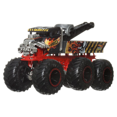 Hot-Wheels-Monstertrucks-Monstertrucks-Reihe mit großen Installationen