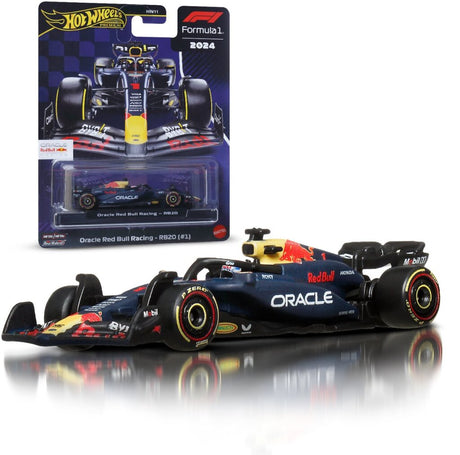 Hot Wheels Premium Metalen Formel 1 Verzamelbaar Speelgoed Raceauto – Max Verstappen Red Bull