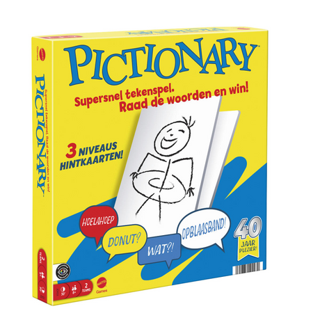 Mattel Games Pictionary – Brettspiel – Niederländische Ausgabe