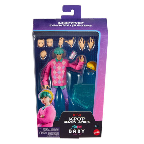 Mattel kpop demon hunters saja boys 'soda pop' - baby actiefiguur