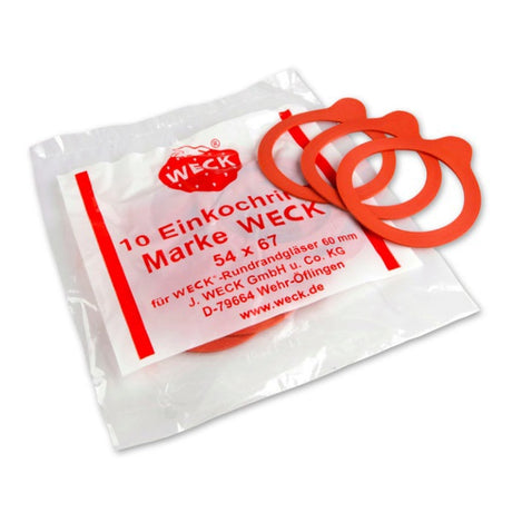 Weck Produkte Ringe für Saftflasche 54 x 67mm 10 Stück