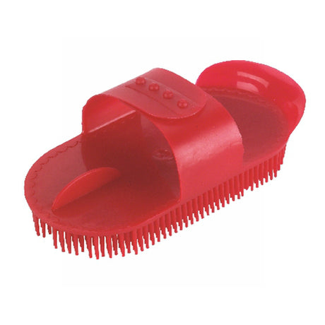 Produkte Pferdebürste knst verstellbarer Riemen rot