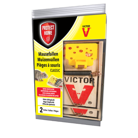 Protect Home Products Mausefalle Holz 2 Stück