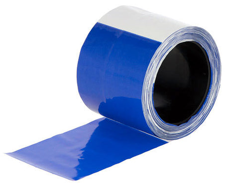 Ako Products Zaunband blau weiß kariert 80 mm 100 m Rolle
