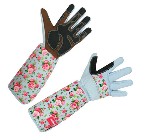 Keron Produkte Rosen-Brennnessel-Handschuh, Größe 8 m, Rosengarten, lange Stulpe