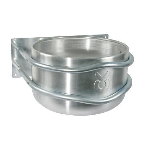 Produkte: Futternapf aus Aluminium, rundes Wandmodell