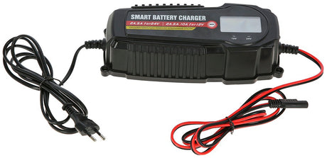 Batterieladegerät von Ako Products für 12-V-Nassbatterien und AMG-Batterien