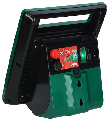 Ako Products Sun Power S1000 Weidezaungerät mit Solarpanel