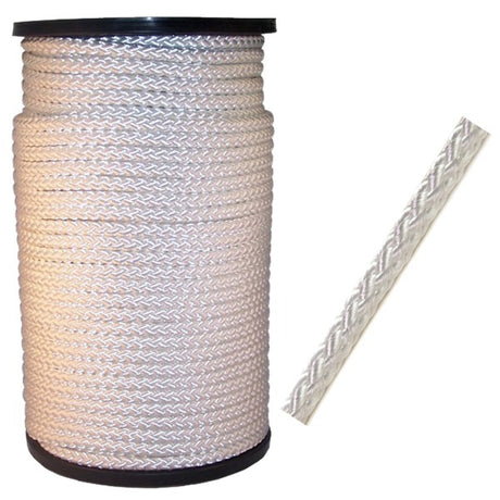 Producten nylon touw wit gevlochten 1mm 100m