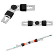 Ako Produkte Kabelverbinder Litzclip Edelstahl 6mm Sicherheitsverbindung 6 Stück