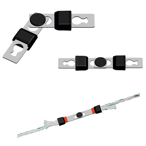 Ako Produkte Kabelverbinder Litzclip Edelstahl 6mm Sicherheitsverbindung 6 Stück