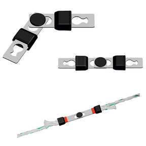 Ako Produkte Kabelverbinder Litzclip Edelstahl 6mm Sicherheitsverbindung 6 Stück