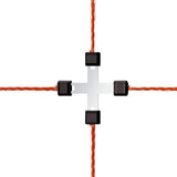 Ako Products Drahtkreuzverbinder, Litzenklemme, verzinkt, 3 mm, 5 Stück