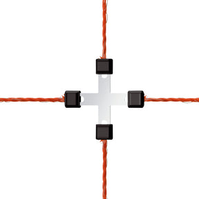 Ako Products Drahtkreuzverbinder, Litzenklemme, verzinkt, 3 mm, 5 Stück