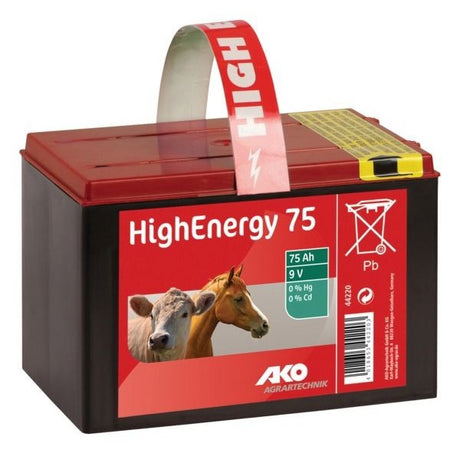 Ako-Produkte, hochenergetische Salz-Trockenbatterie, 9 V, 75 Ah