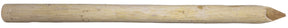 Ako Products Robinienstangenecke geschliffen, 270 cm hoch, 16 x 18 cm
